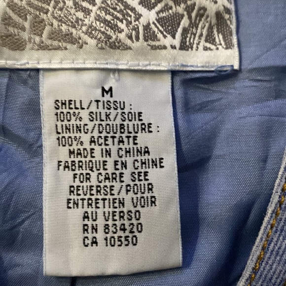 C’EST CiTY, Silk Vest, Denim Color - Picture 10 of 14